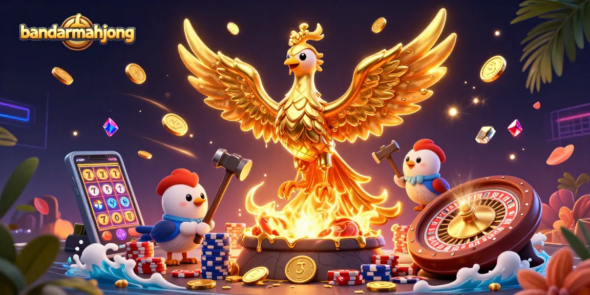 Experience big wins at bandarmahjong with vibrant 3D slots and dynamic casino elements in action.