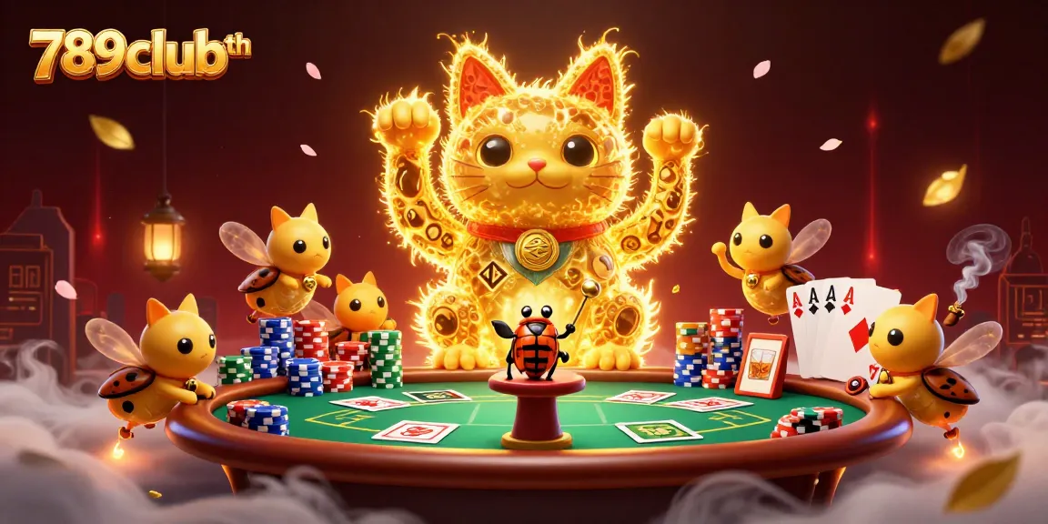 Experience winning moments at 789clubth with vibrant casino symbols and lively characters in action.