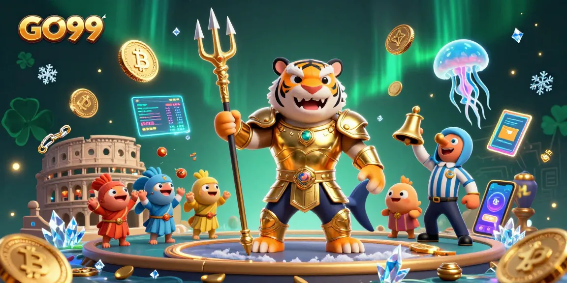 Experience excitement at GO99 online with a vibrant casino scene and thrilling characters.